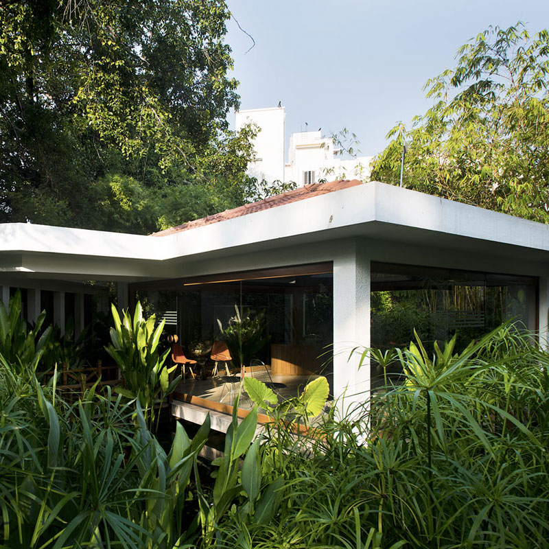 Ceebros corporate office surrounded by greenery